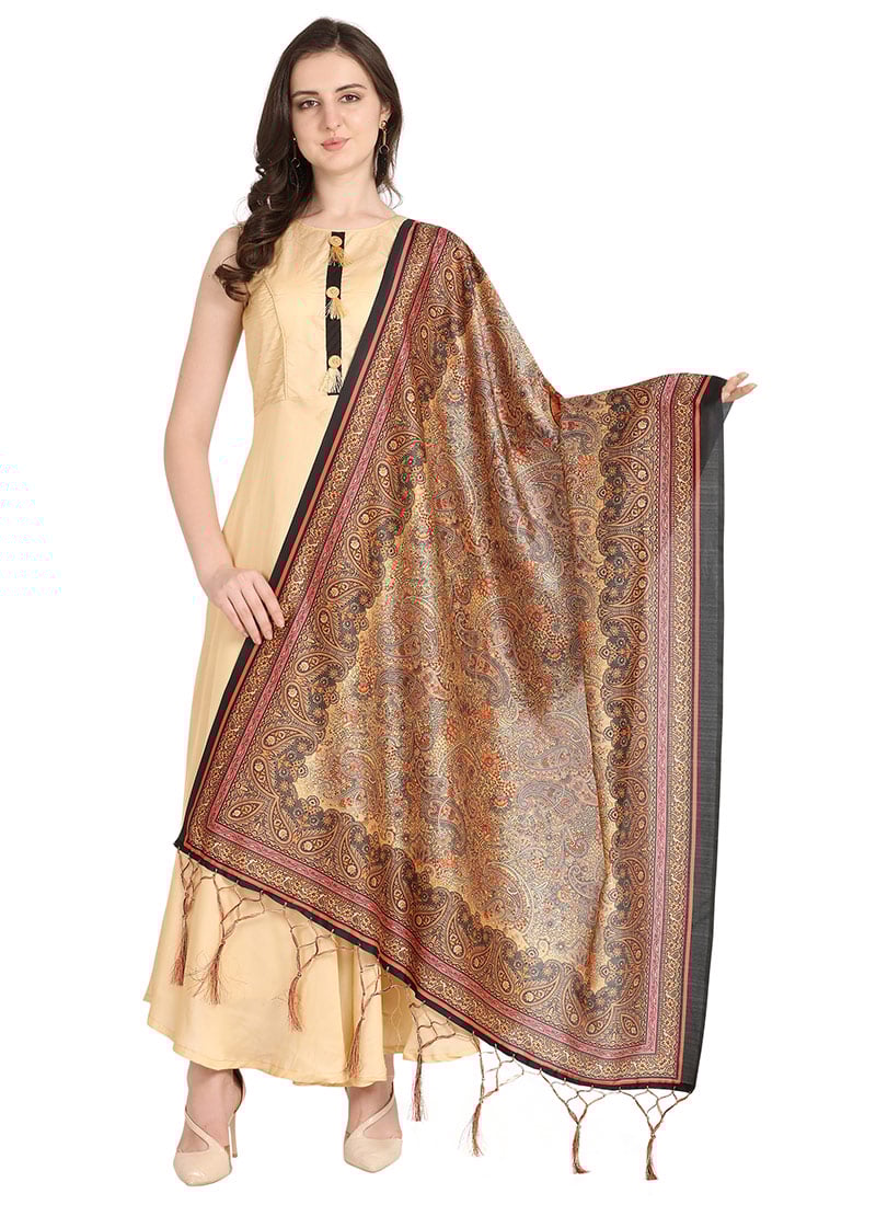 Regal Revelry Silk Blend Printed Dupatta Revelry After Six Wear