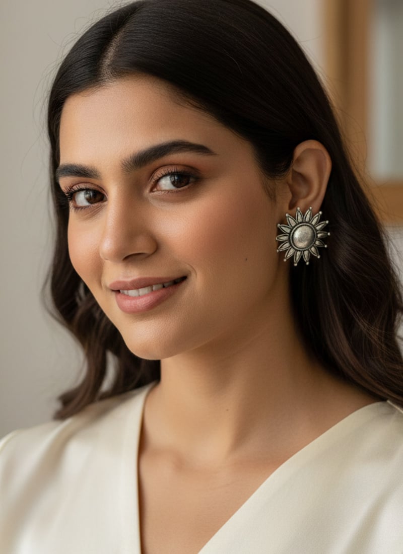 Regal Silver Drop Earrings After Six Wear