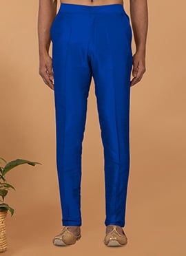 Royal Blue Art Silk Pant
