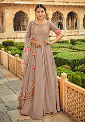half anarkali suit