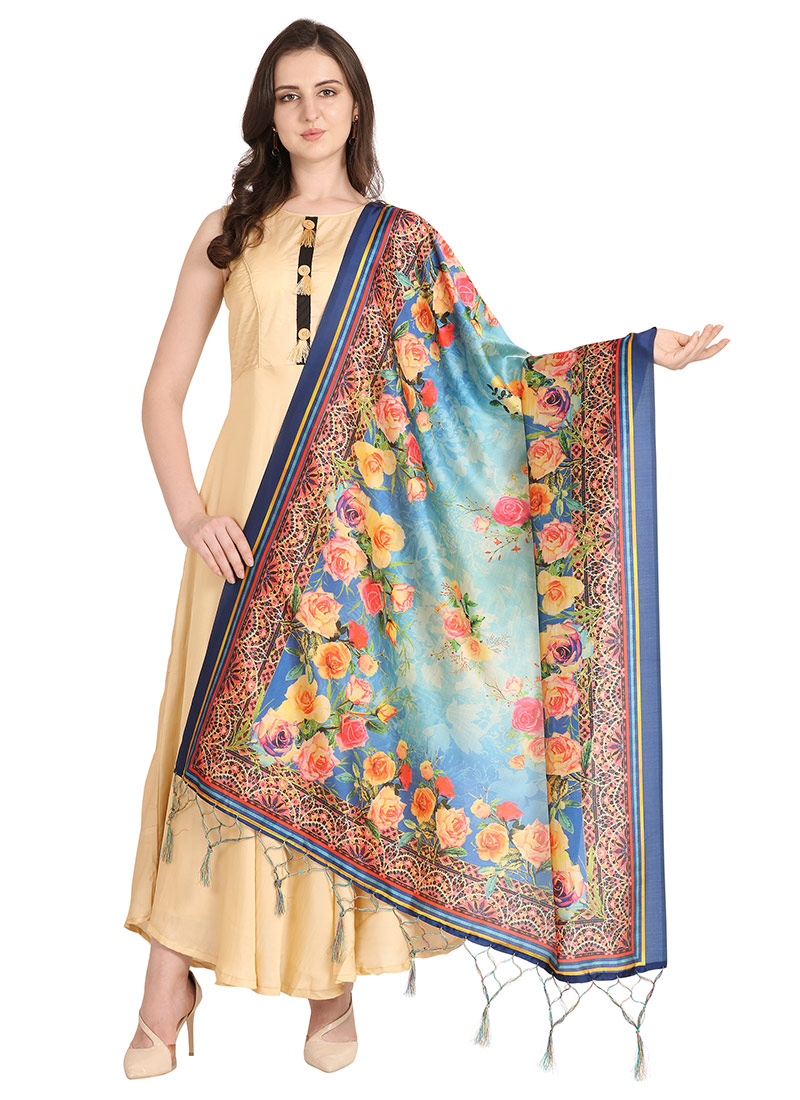 Serene Serenade Silk Blend Printed Dupatta Serenade After Six Wear