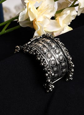 Signature Silver Oxidised Bracelet