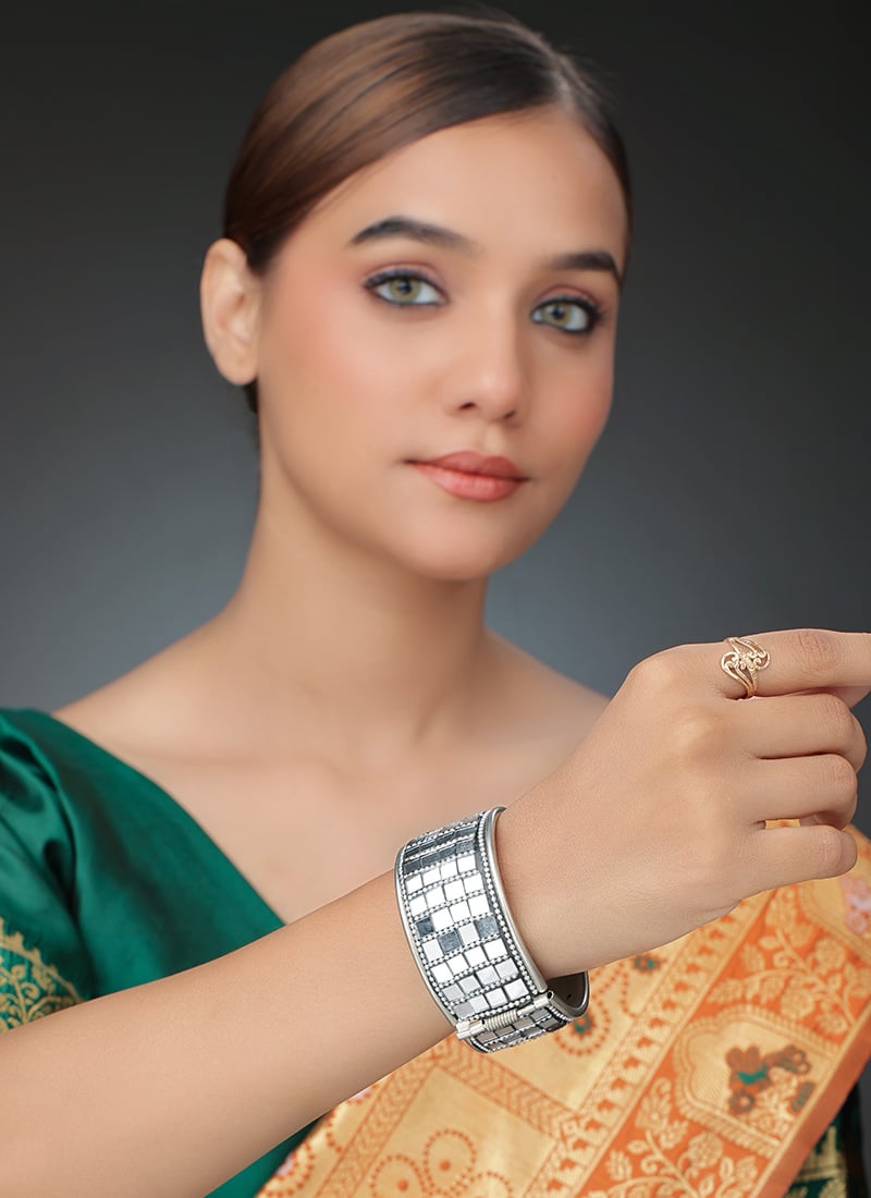 Silver Alloy Bracelets After Six Wear