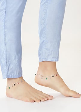 Silver Anklets