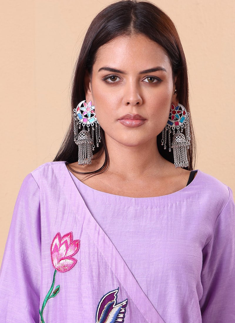 Silver Kundan Oxidised Jhumka After Six Wear