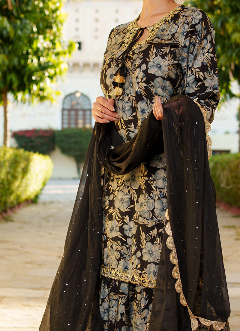 Traditional Function Wear Readymade Suit Collection Navy Blue Pure Cotton Pant Straight main image 0
