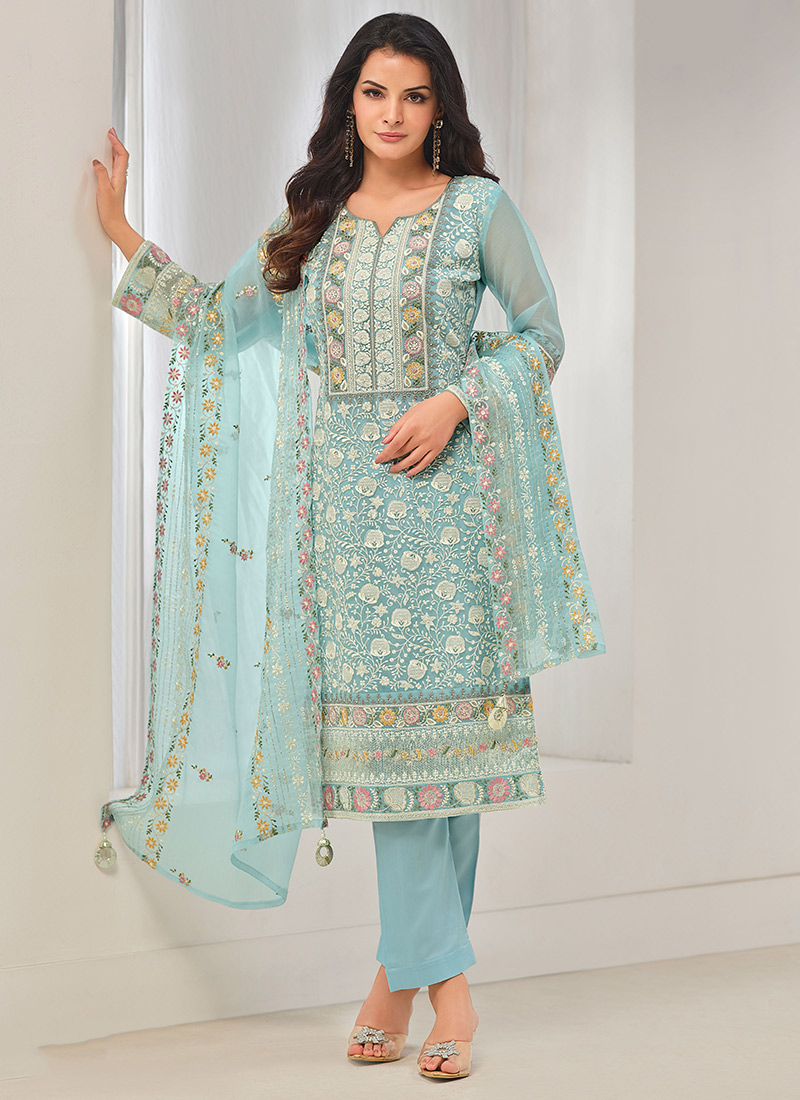 Pista Faux Georgette Pant Straight main image 1