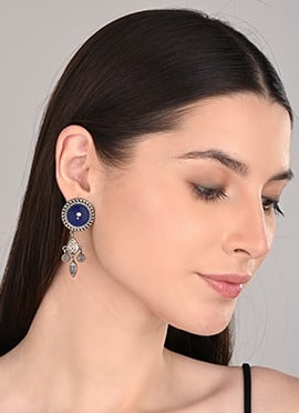 Sophisticated Blue Hand Painted Drops