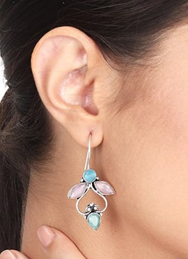 Sophisticated Silver Stone Drops