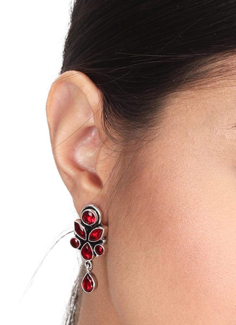 Stunning Silver Stone Drops