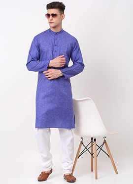 Stylish Blended Cotton Kurta Pyjama