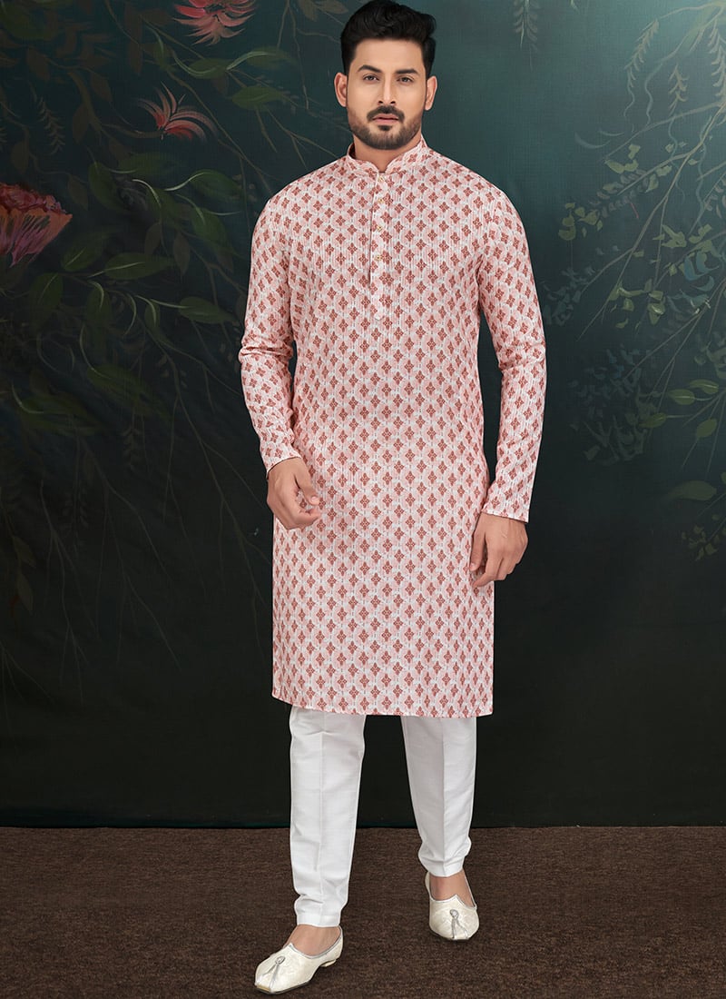 Stylish Embroidered Rayon Kurta
