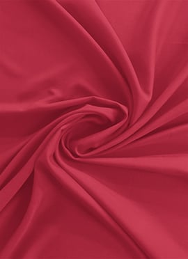 Tango Red Crepe Fabric