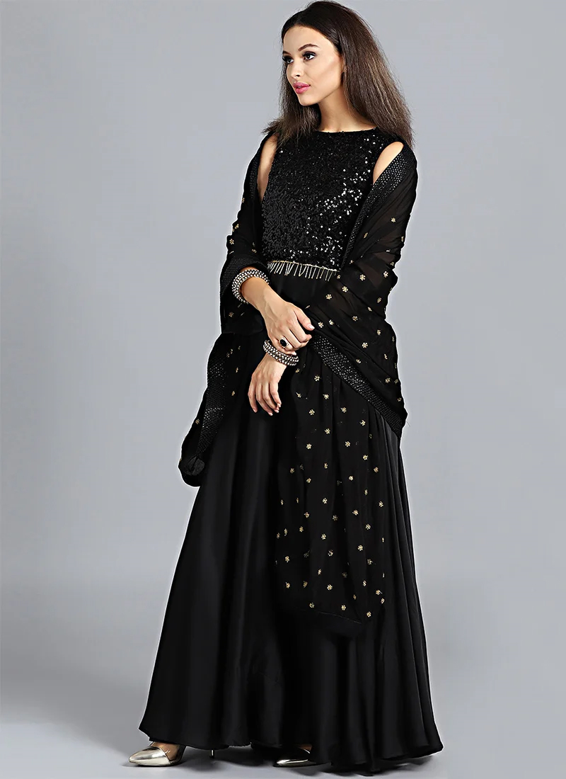 long floor length suits