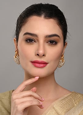 Timeless Gold Pearl Stone Studs