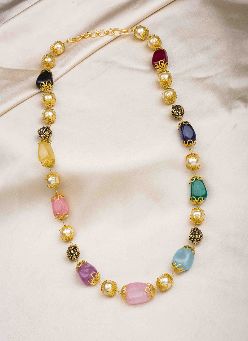 Timeless Pearl Glow Necklace Festive Wear