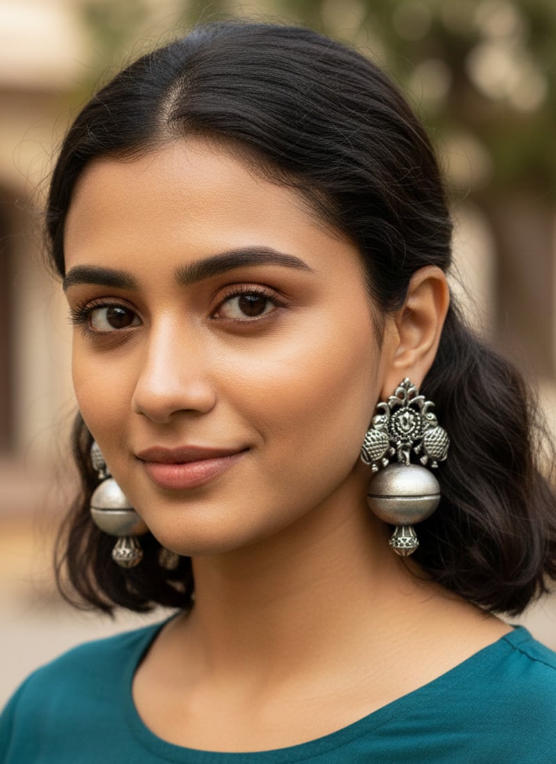 Timeless Silver Drop Earrings After Six Wear