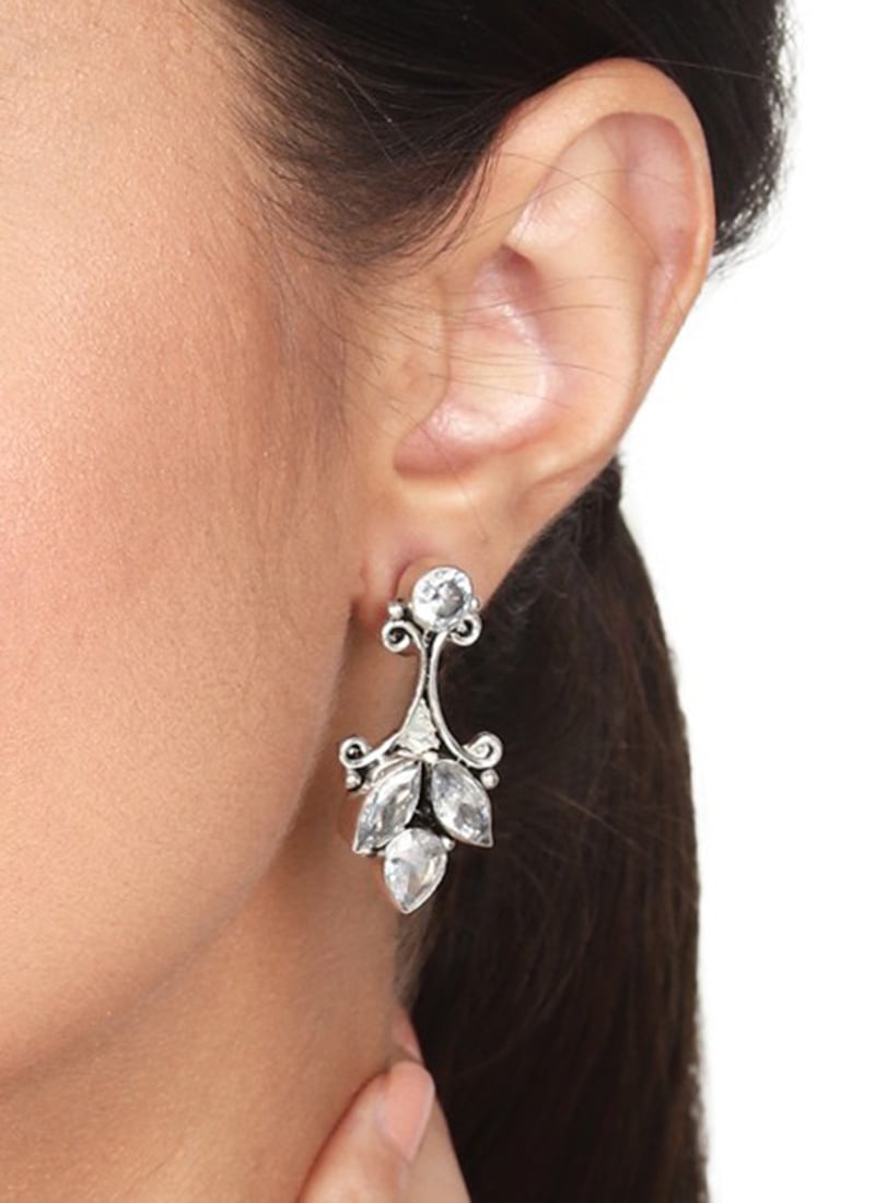 Timeless Silver Stone Studs