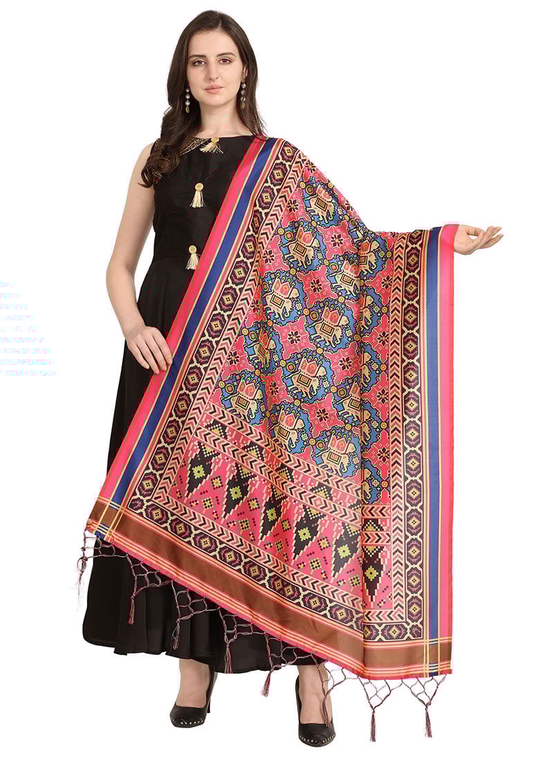Timeless Tales Silk Blend Printed Dupatta Tale After Six Wear
