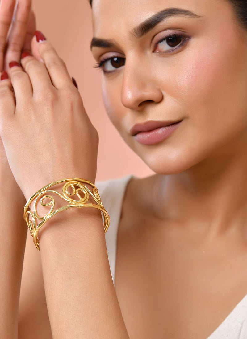 Trendy Gold Plated Bracelet After Six Wear