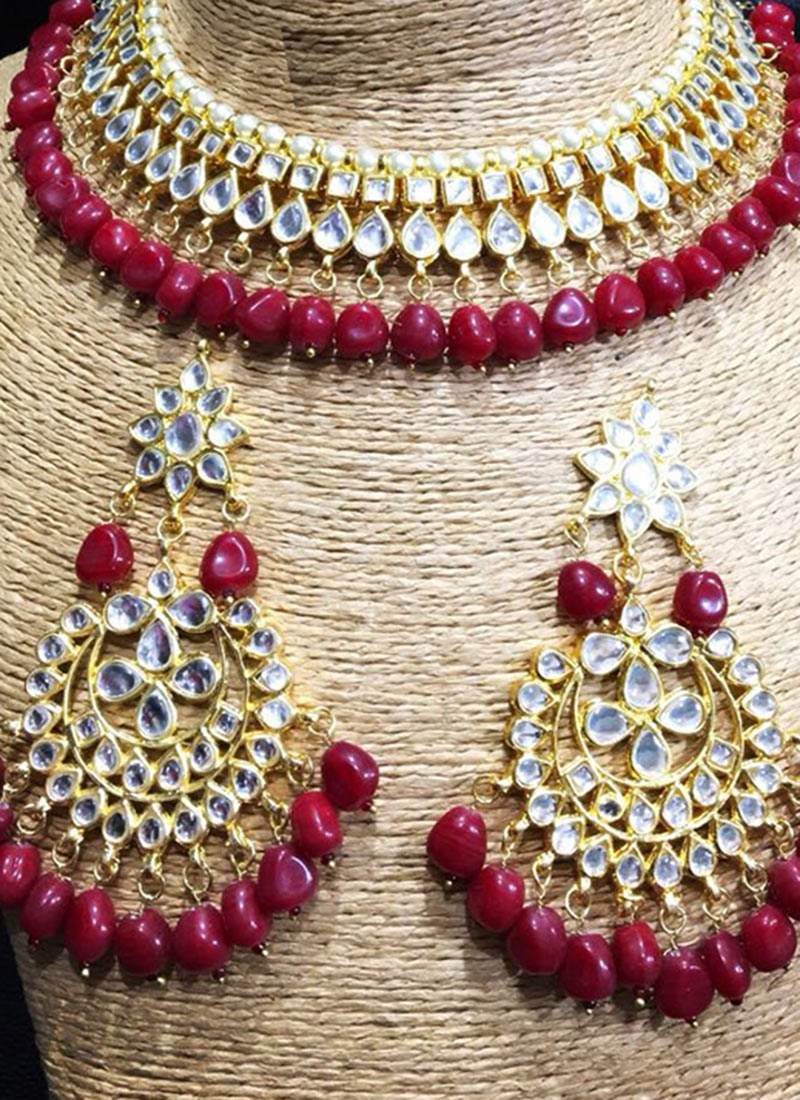 Shop Tri Colour Necklace Set Online at Best Price | Cbazaar
