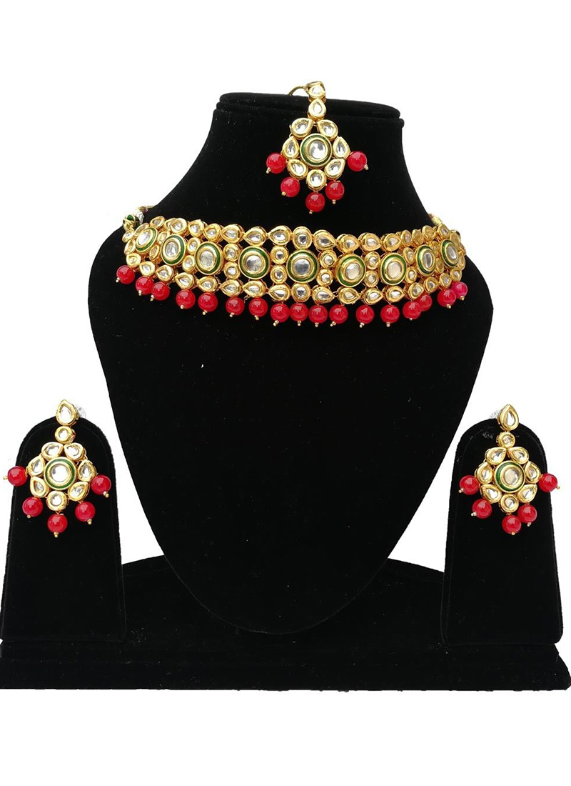 Tricolor Choker Set
