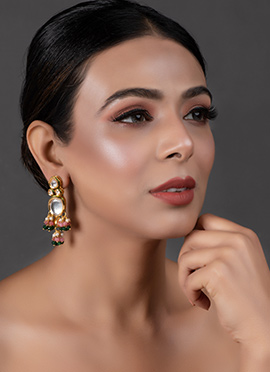 Tricolor Drops Earring