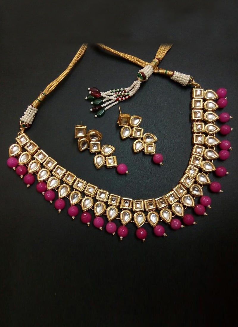 Tricolor Necklace Set Party Wear