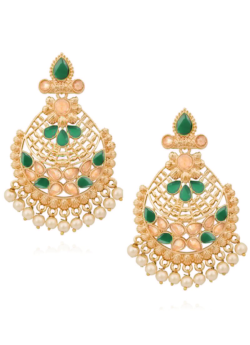 Tricolored Dangler Earrings