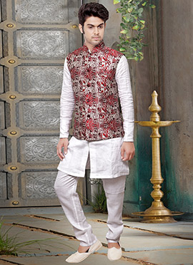 jute nehru jacket