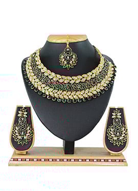 Tricolored Necklace Set