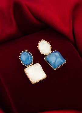 Turquoise Blue Crystals Drops