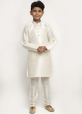 Versatile Silk Dupion Kids Boys Kurta Pyjama