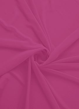 Very Berry Pink Georgette Fabric