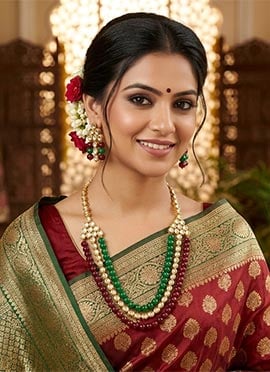 Vibrant Multicolored Kundan Pearl Necklace