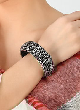 Vintage Silver Oxidised Bracelet