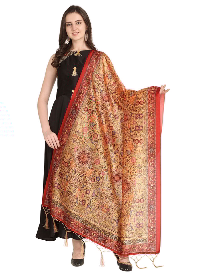 Whimsical Whispers Silk Blend Printed Dupatta Whisper After Six Wear