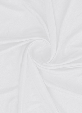 White Art Silk Fabric