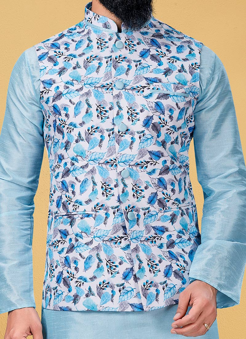 nehru jacket with tie