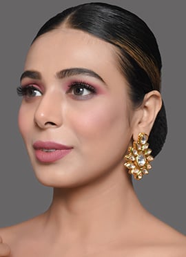 White Drops Earrings