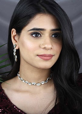 White Kundan Beads Choker