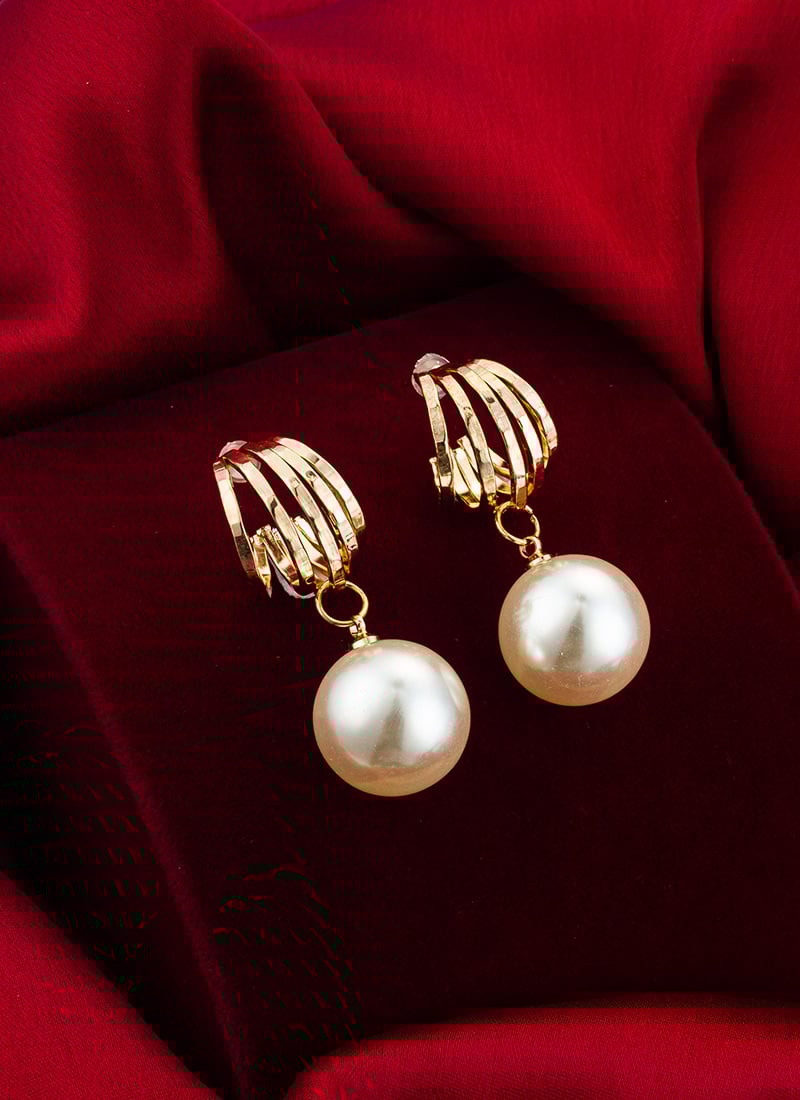 White Moti Drops After Six Wear