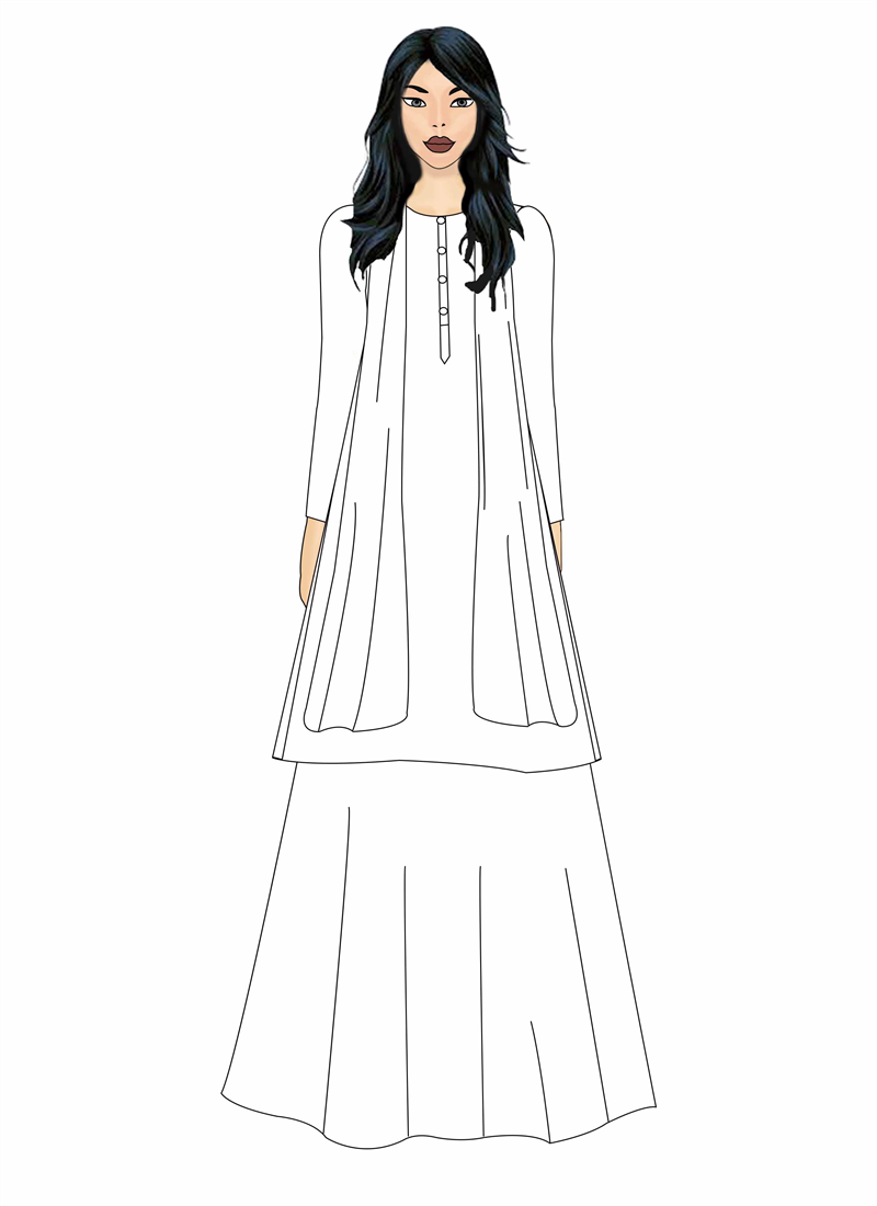 White Muslin Lehenga Choli Leisure Wear