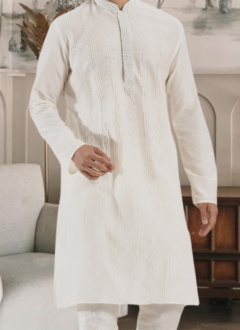 Premium Silk Kurta Pyjama Set for Festive Occasions