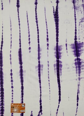 White Viscose Tie N Dye Fabric