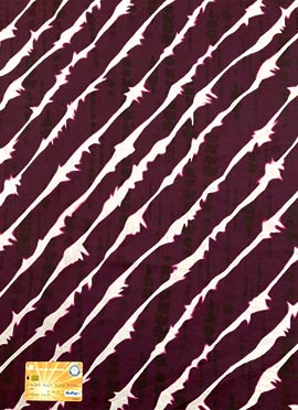 Wine Digital Printed Organza Fabric