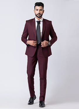 Wine Men Suit