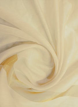 Yellow Art Silk Fabric