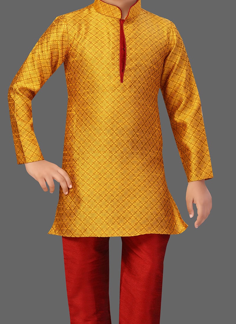 Pure Elegance White Art Silk Kurta Pyjama Set with Embroidery for Special Occasions - Buy main image 1