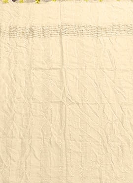 Yellow Art Silk Zari Dupatta